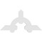 Ekena Millwork Ericson Architectural Grade PVC Gable Bracket, 36"W x 18"H x 2"D x 4"F, 12/12 Pitch GBP036X18X0204ERI00 - alternate 4